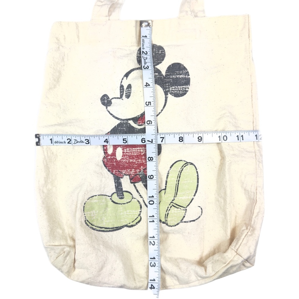 Mickey Mouse Disney Store canvas shopping tote bag - Picture 11 of 11